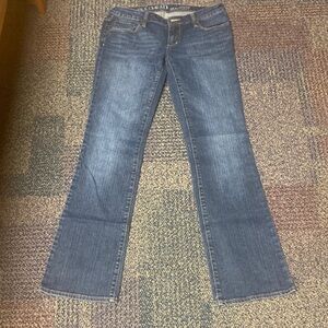 Bullhead Women's Dark Blue Flare Jeans